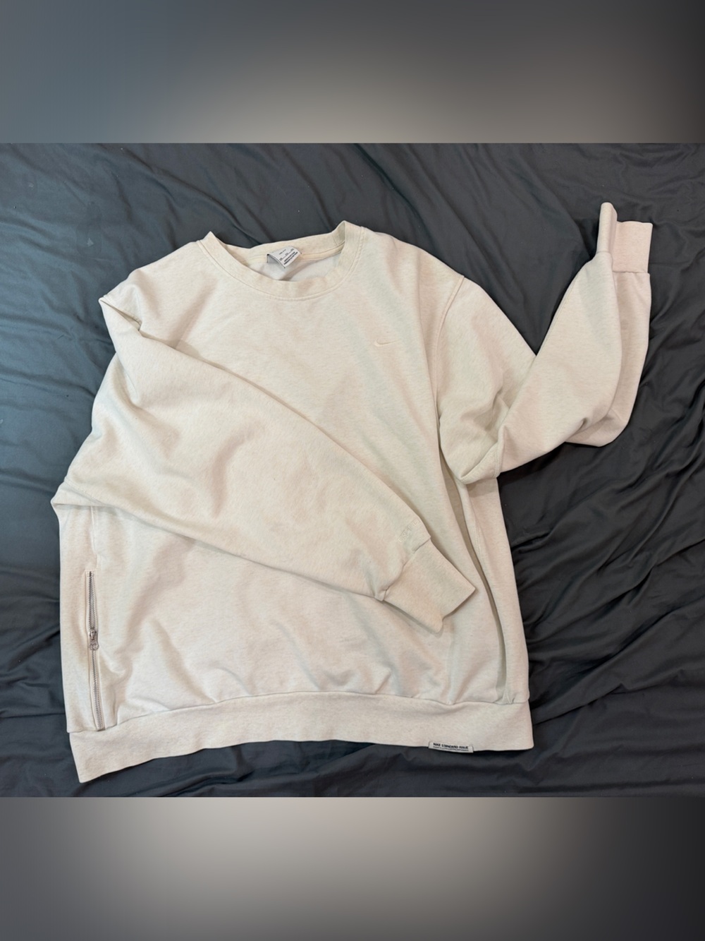 Nike Men's Crewneck Sweatshirt - Light Beige